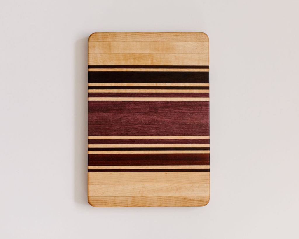 8"x 12"x 1" Riesling Series: Maple Edge Grain Bar Board
