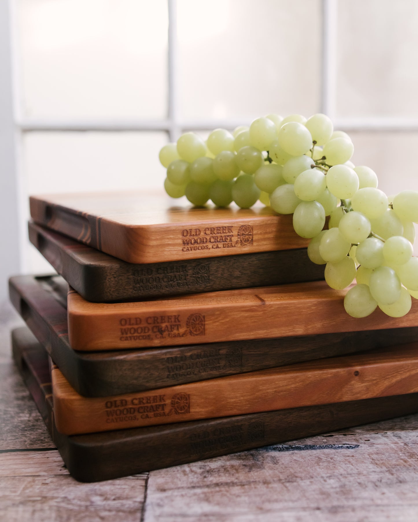 19"x 12"x 1" Syrah Series: Cherry Edge Grain Carving Board
