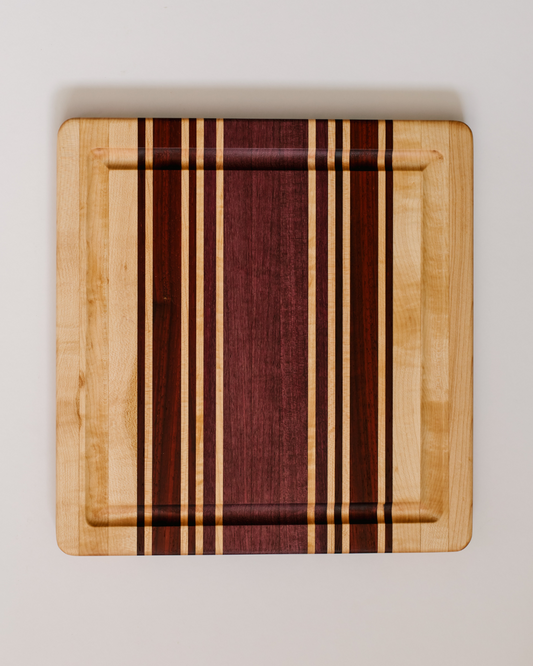12"x 12"x 1" Riesling Series:  Maple Edge Grain Cutting Board