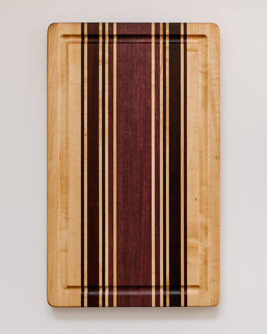 19"x 12"x 1"  Riesling Series: Maple Edge Grain Carving Board