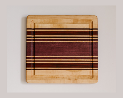 12"x 12"x 1" Riesling Series:  Maple Edge Grain Cutting Board