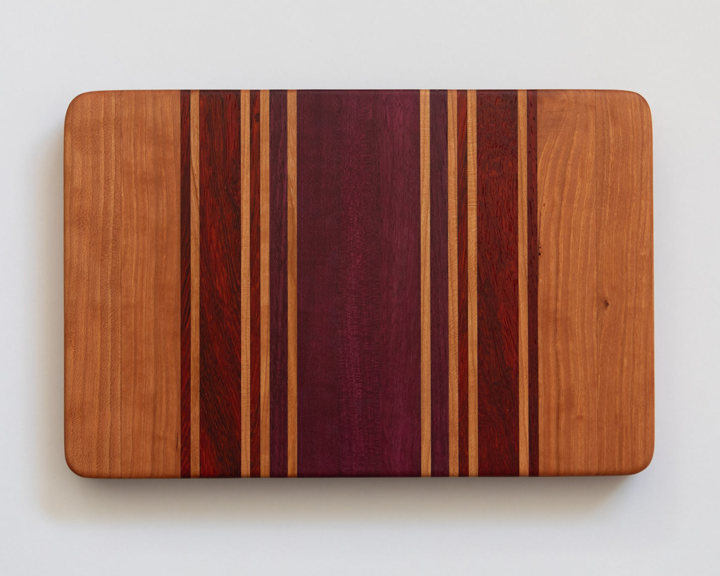8"x 12"x 1" Syrah Series: Cherry Edge Grain Bar Board